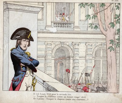 Vide Luigi XVI per la seconda volta (Invasione delle Tuileries, 20 giugno) da pseudonym for Onfray de Breville Jacques Job
