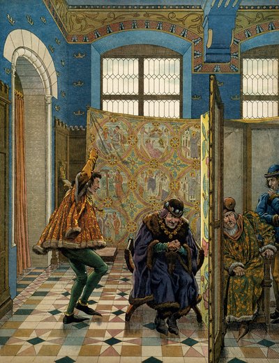 Storia della Francia nel Medioevo: Uno dei gentiluomini del Connestabile di Saint Pol si prende gioco del re d