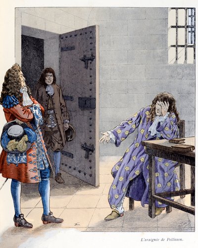 Illustrazione dal libro “A la gloire des betes”, testo di A Fabre, disegni di Jacques Marie Gaston Onfray de Breville detto JOB: Il ragno di Pellisson da pseudonym for Onfray de Breville Jacques Job