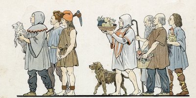 In "Francia, la sua storia raccontata da G. Montorgueil, illustrata da Job" 1896. Collezione privata. da pseudonym for Onfray de Breville Jacques Job