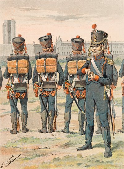 Truppe francesi di tutti i tempi: Artiglieria a Piedi (1812), Collezione Privata da pseudonym for Onfray de Breville Jacques Job