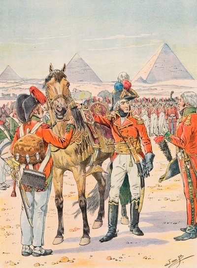 Truppe francesi di tutti i tempi: 9ª Mezza Brigata di Battaglia in Egitto, Collezione Privata da pseudonym for Onfray de Breville Jacques Job