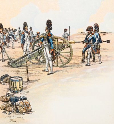 Artiglieri della Grande Armata di Napoleone Bonaparte da pseudonym for Onfray de Breville Jacques Job