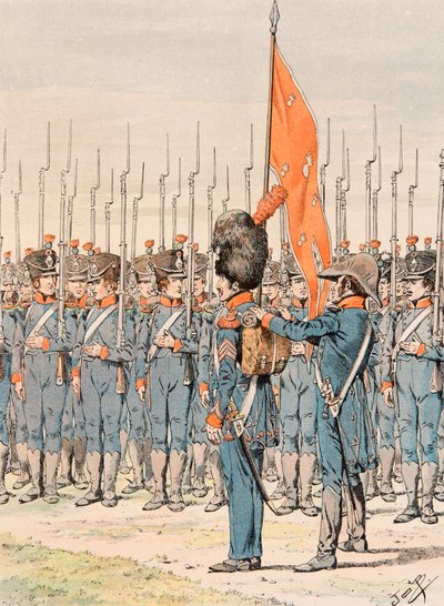 Jacques Marie Gaston Onfroy de Breville dit JOB (1858-1931) - Uniforme delle truppe francesi di tutti i tempi: Fanteria leggera da pseudonym for Onfray de Breville Jacques Job