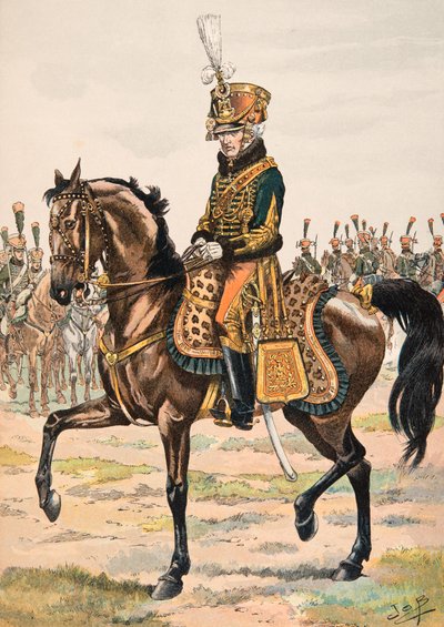 Jacques Marie Gaston Onfroy de Breville detto JOB - Uniforme delle truppe francesi in tutte le epoche: Generale al comando di uno dei reggimenti delle Guardie d