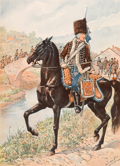 Uniforme delle truppe francesi di tutti i tempi: Colonnello degli Ussari di Chamborant da pseudonym for Onfray de Breville Jacques Job
