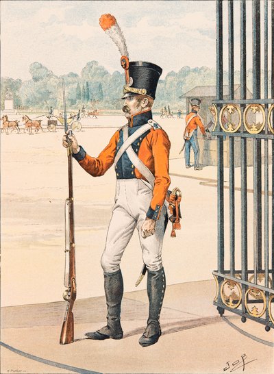 Uniforme delle truppe francesi di tutti i tempi: granatiere di Francia da pseudonym for Onfray de Breville Jacques Job