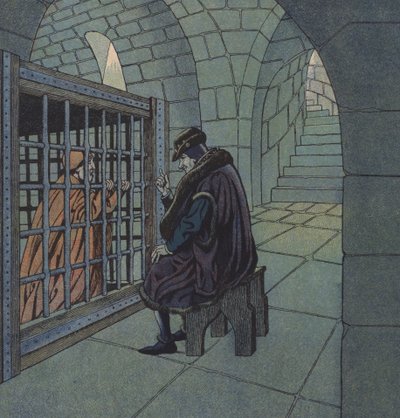 Re Luigi XI di Francia e il cardinale Balue da pseudonym for Onfray de Breville Jacques Job