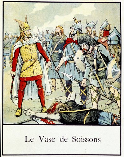 Il Vaso di Soissons - in "Petite histoire de France" di Jacques Bainville, ed. Mane da pseudonym for Onfray de Breville Jacques Job