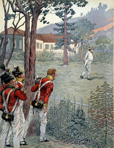 Napoleone I Bonaparte (1769-1821) sotto lo sguardo stupito dell