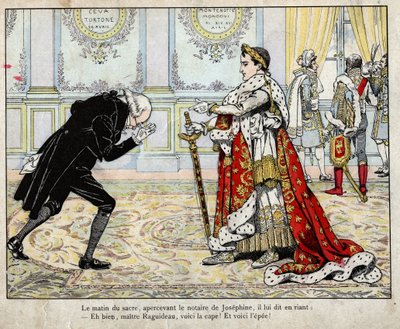 Napoleone e il notaio Raguideau, mattina dell