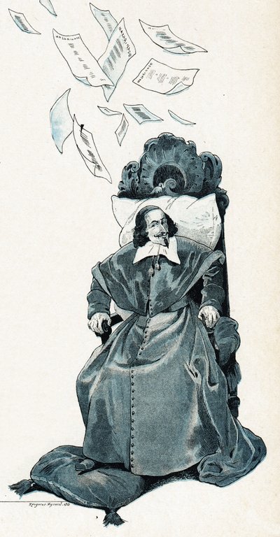 Ritratto del Cardinale Giulio Mazzarino da pseudonym for Onfray de Breville Jacques Job