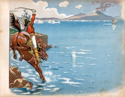Joachim Murat, re di Napoli, vide una fregata inglese mentre cavalcava sulla riva del mare e spinse il suo cavallo nell
