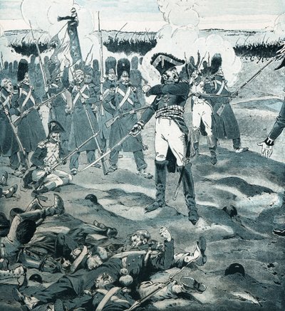 La guardia è morta ma non ha risposto al Generale Cambronne (1770-1842) che comandava l