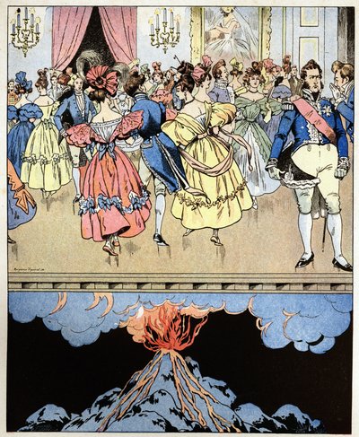 Balliamo su un vulcano. Parole del Conte Narcisse Achille de Salvandy (1795-1856) che predice la rivoluzione delle tre gloriose a Luigi Filippo I Duca d
