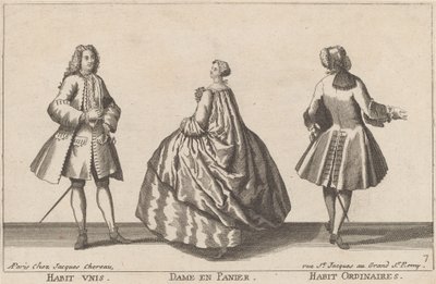 Abito Unis/Dama in Panier/Abiti Ordinari da published by Jacques Chéreau
