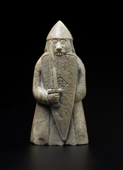 Pezzo degli scacchi di Lewis - Berserker da school Scandinavian