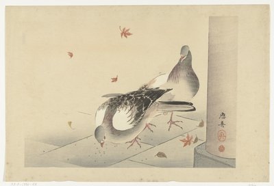 Due colombe da Ôshin (possibly)