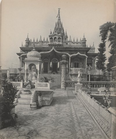 Pareshnath, Tempio Jain, Calcutta da studio of A. W. A. Plâté Studio (Ceylonese)