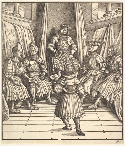 Illustrazione da Il Re Bianco Der Weiß König da the Elder Hans Burgkmair