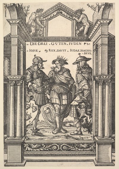 I Tre Eroi Ebrei, da Eroi ed Eroine da the Elder Hans Burgkmair