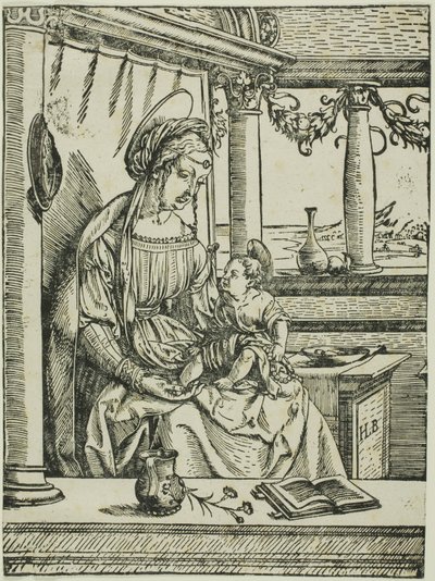 La Vergine e il Bambino da the Elder Hans Burgkmair