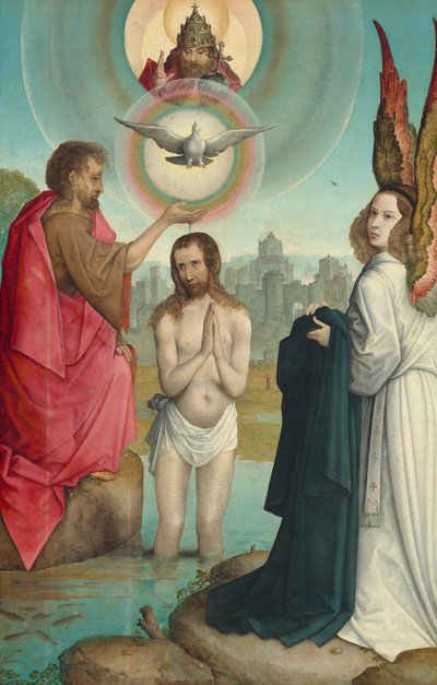 Il Battesimo di Cristo, c. 1508-1519 da the Elder Juan de Flandes