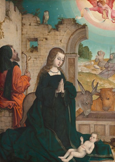 La natività, c. 1508-1519 da the Elder Juan de Flandes