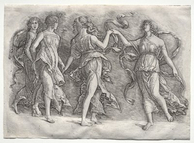 Quattro muse danzanti da the so called Premier Engraver
