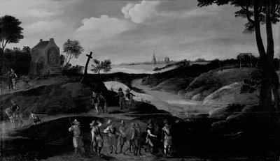Paesaggio con figure, c. 1600-25 da the younger Joos de Momper