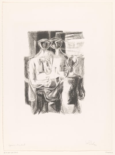Coppia a tavola da unknown (signed by artist)