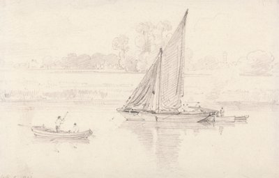 Il Tamigi a Kew, 9 febbraio 1806 da unknown artist
formerly John Constable