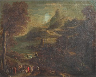 Paesaggio con staffage biblico da van de Laeter
