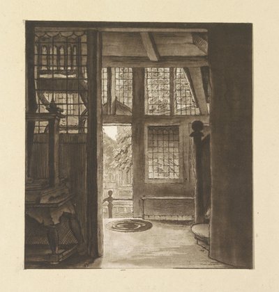 Interno della casa di Rembrandt da weduwe Dietrich