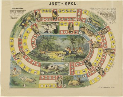 Jagt-Spel da weduwe Elias Spanier and Zn