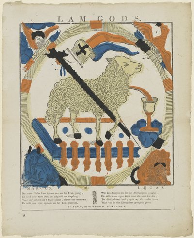 Agnello di Dio da weduwe H. Bontamps