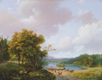 Paesaggio rurale, XIX secolo da Barend Cornelis Koekkoek