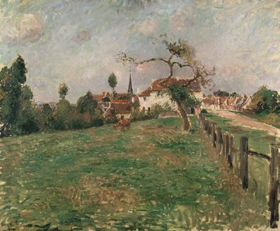 Il villaggio di Eragny, XIX secolo da Camille Jacob Pissarro