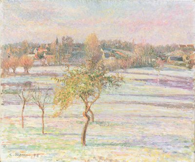 White Frost a Eragny, 1895 da Camille Jacob Pissarro