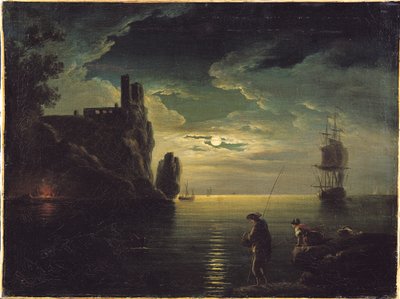 Serata marina serale da Claude Joseph Vernet