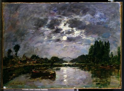 L'effetto della luna, 1891 da Eugene Louis Boudin