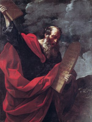 Mosè con le Tavole della Legge di Guido Reni