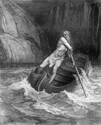 Charon Il Ferryman Of Hell Da La Divina Commedia