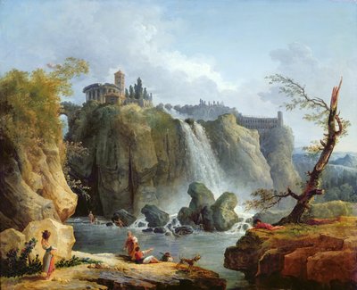 Le cascate di Tivoli, 1768 da Hubert Robert