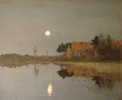 The Twilight Moon, 1899 da Isaak Ilyich Levitan