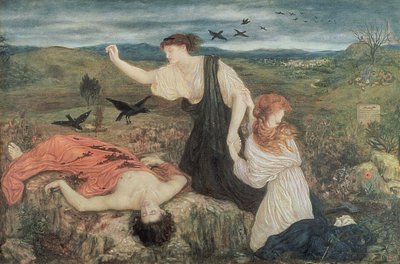 Antigone di "Antigone" di Sofocle da Marie Spartali Stillman