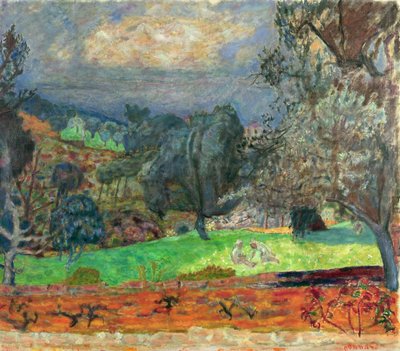 Paesaggio con Setting Sun, 1927 da Pierre Bonnard