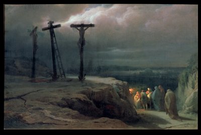 Notte a Golgotha, 1869 da Vasili Vasilievich Vereshchagin