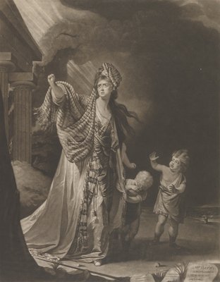 La signora Yates nel personaggio di Medea 1771
