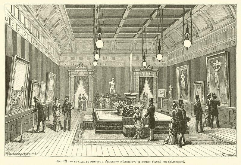 Il salone di pittura all